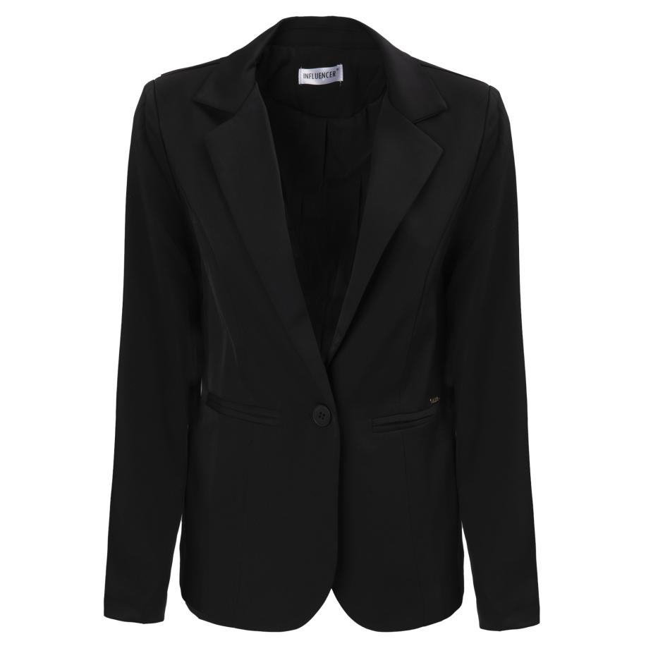 Influencer Influencer Blazers zwart -
