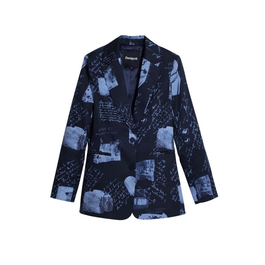 Desigual Desigual Blazers blauw / zwart -
