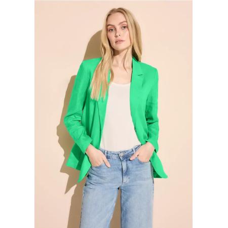Street One Lange linnen blazer