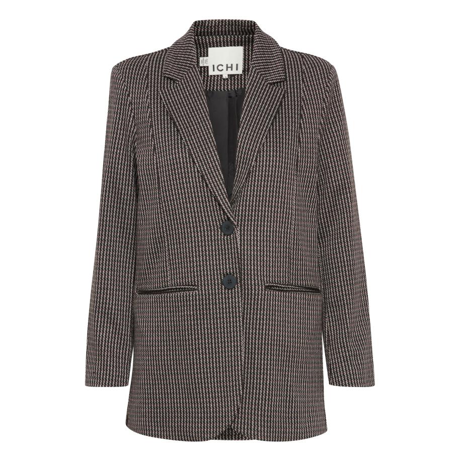 ICHI ICHI Blazers bruin / zwart -