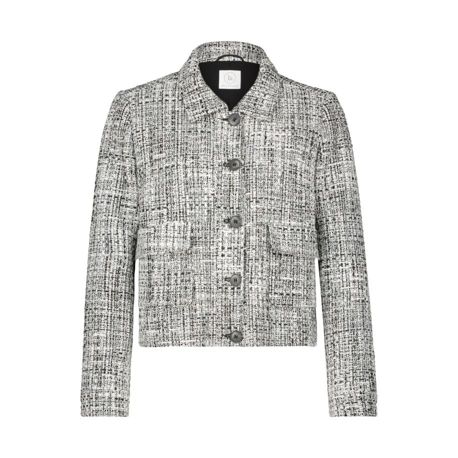 Betty & Co Betty & Co Blazers zwart / wit -