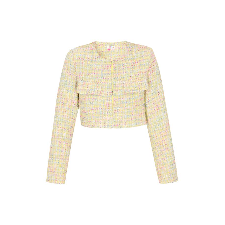 IZIA IZIA Blazers Fashion Look groen / limoen / pink / wit -
