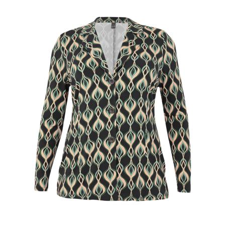 Yoek YOEK Blazers taupe / groen / mintgroen / zwart