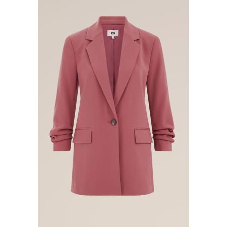 WE Fashion Dames Regular fit blazer - Regular fit - Roze - Maat: 32