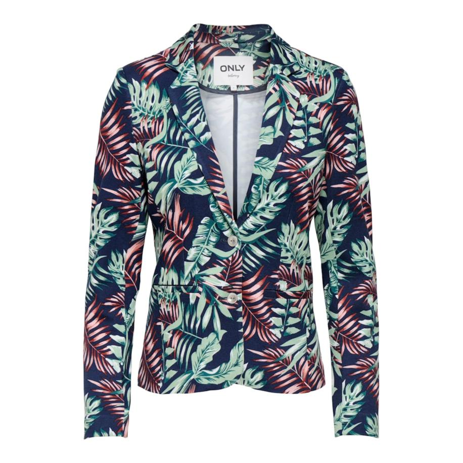 Only ONLY Blazers ONLJENNY navy / roestbruin / riet / pastelgroen -