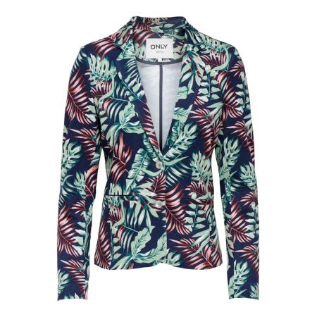 Only ONLY Blazers ONLJENNY navy / roestbruin / riet / pastelgroen