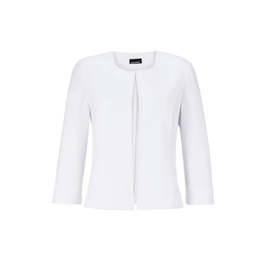 Goldner Goldner Winterjas wit -