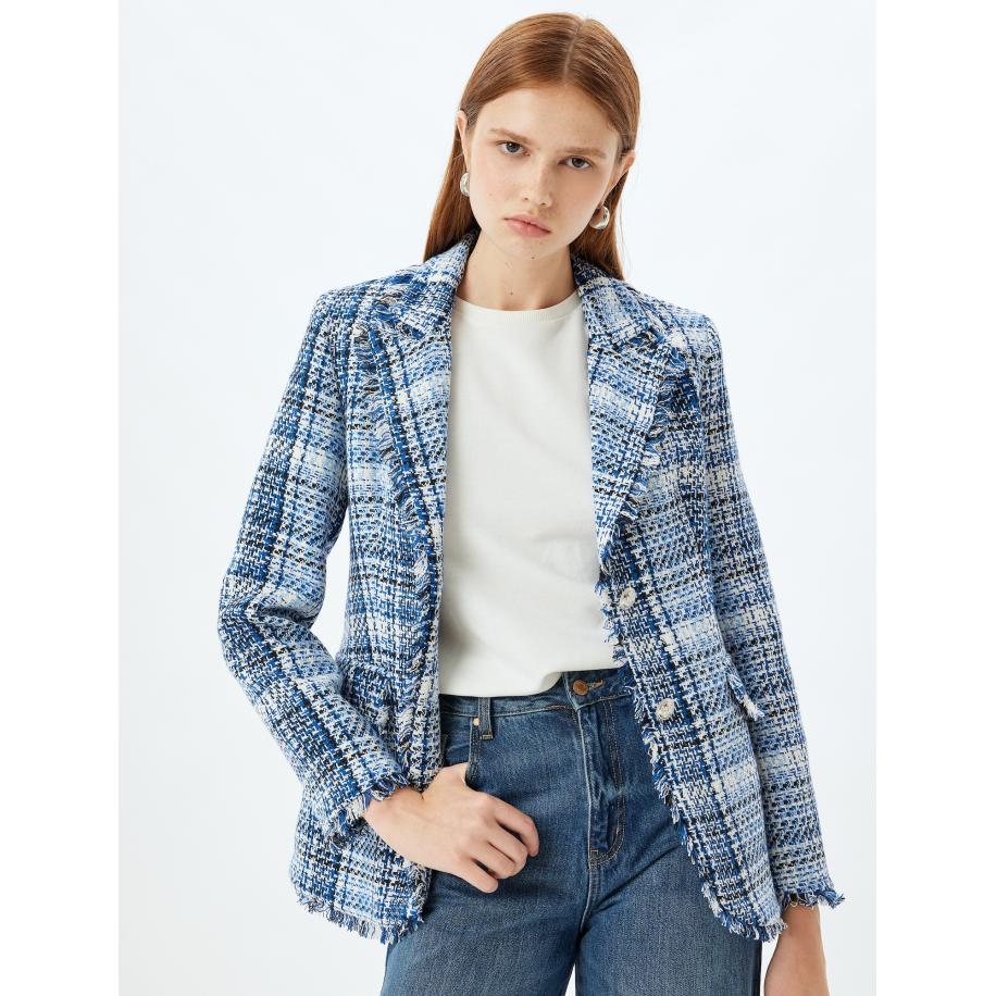 Koton Koton Blazers blauw / navy / lichtblauw / wit -