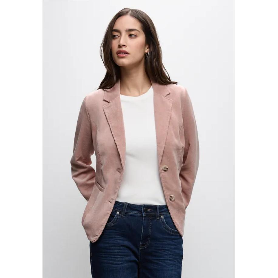 Street One Corduroy blazer Roze