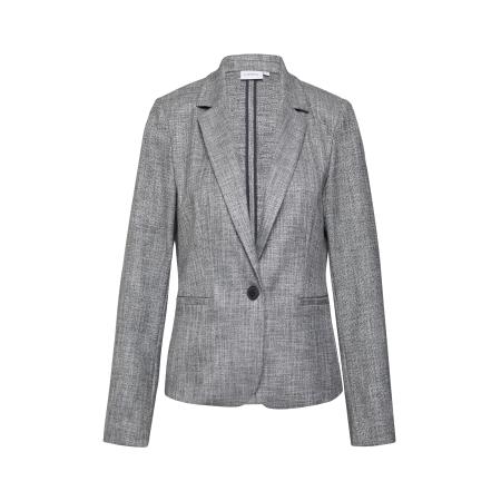 Comma COMMA Blazers grijs gemêleerd