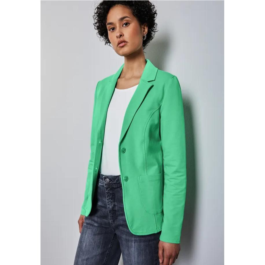 Street One Basis blazer Groen