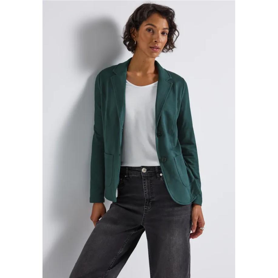 Street One Basis blazer Groen