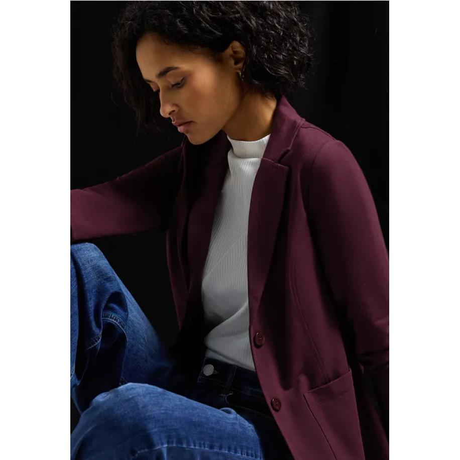 Street One Basis blazer Rood
