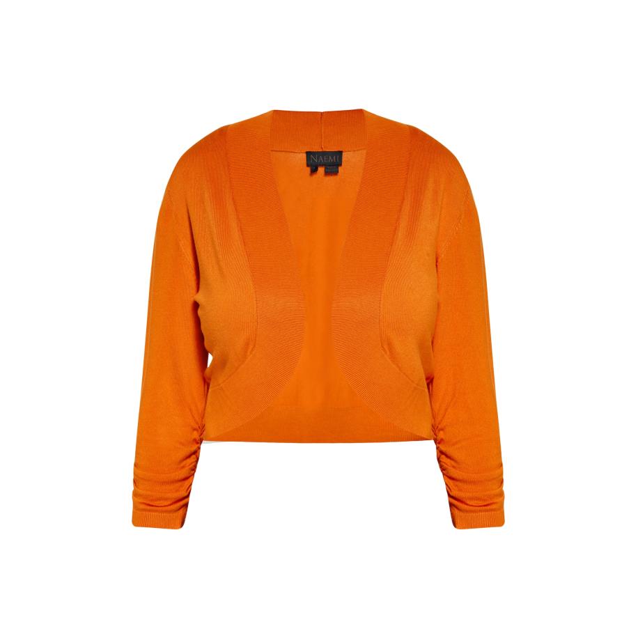 NAEMI NAEMI Gebreid vest oranje -