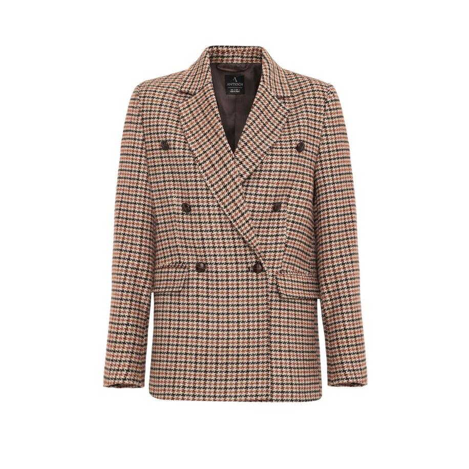 Antioch Antioch Blazers lichtbruin / rood / zwart -