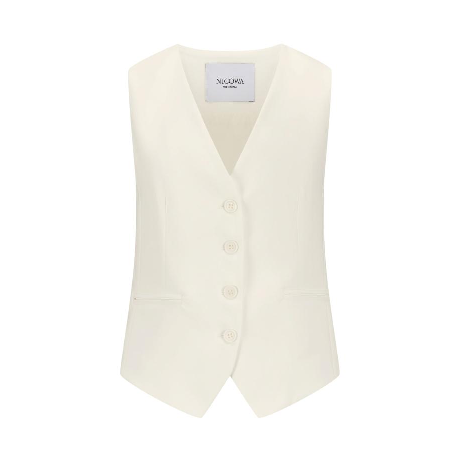 Nicowa Nicowa Gilet wit -