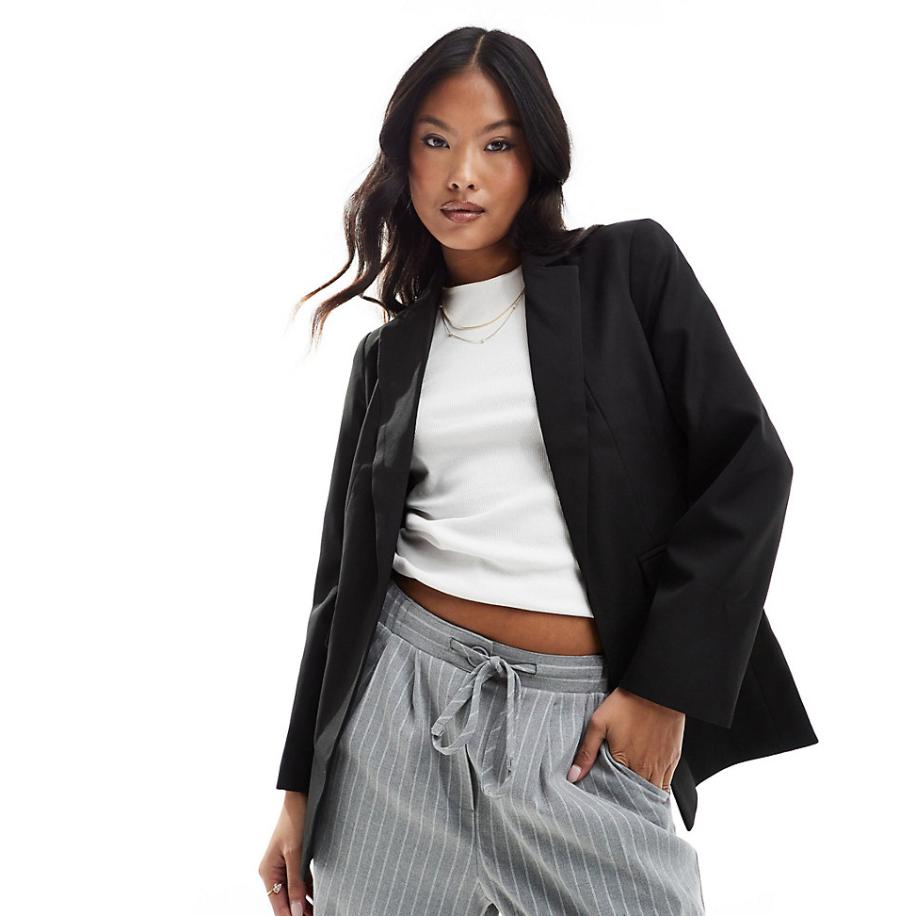 Miss Selfridge Petite Blazer in zwart Zwart