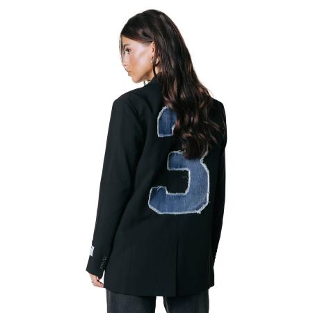 Colourful Rebel Jesra Blazer Denim Patch