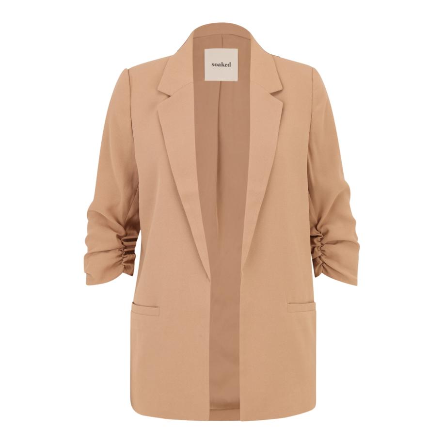 Soaked in Luxury SOAKED IN LUXURY Blazers Shirley donkerbeige -