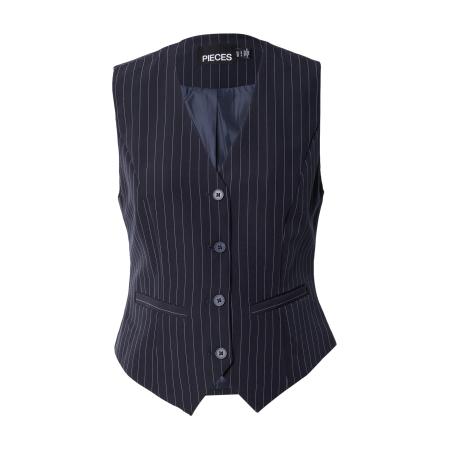 Pieces PIECES Gilet PCBOZZY nachtblauw / wit