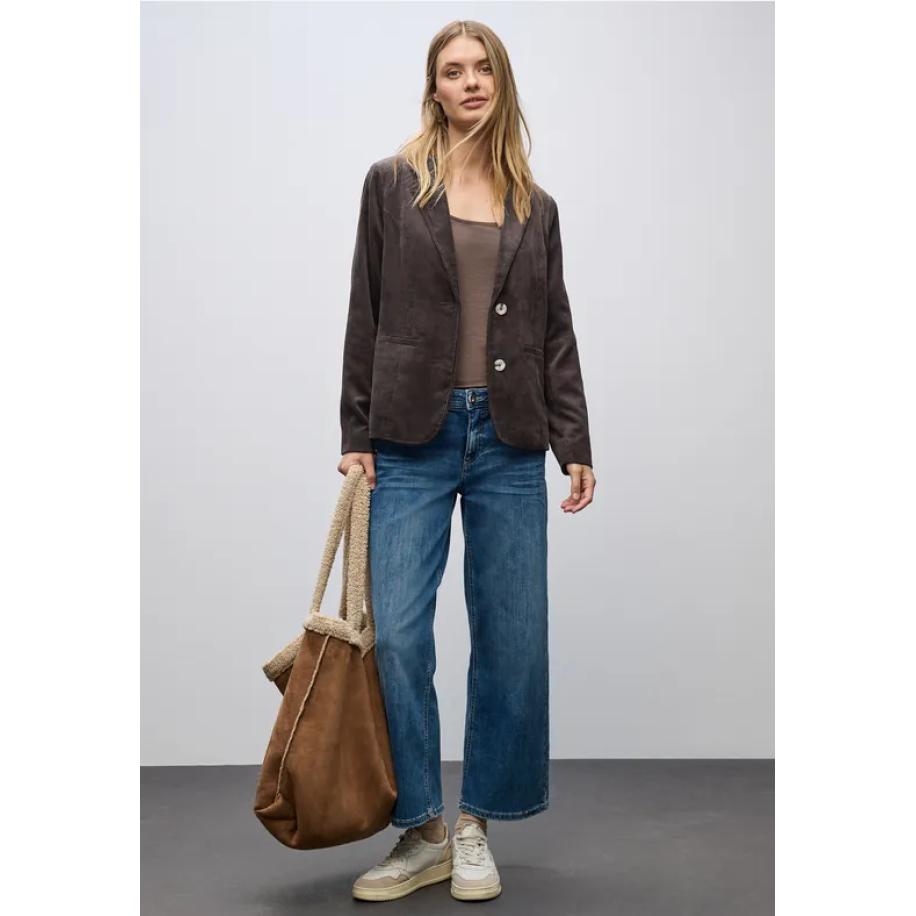 Street One Corduroy blazer Bruin