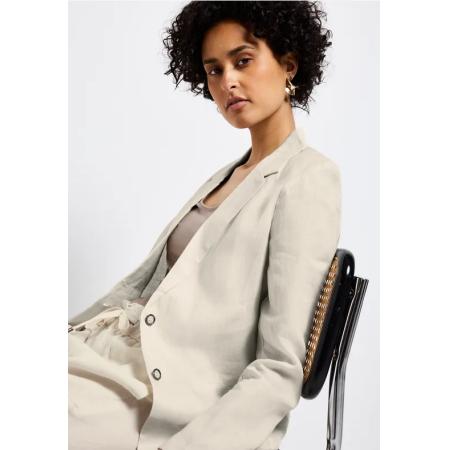 Street One Lange linnen blazer