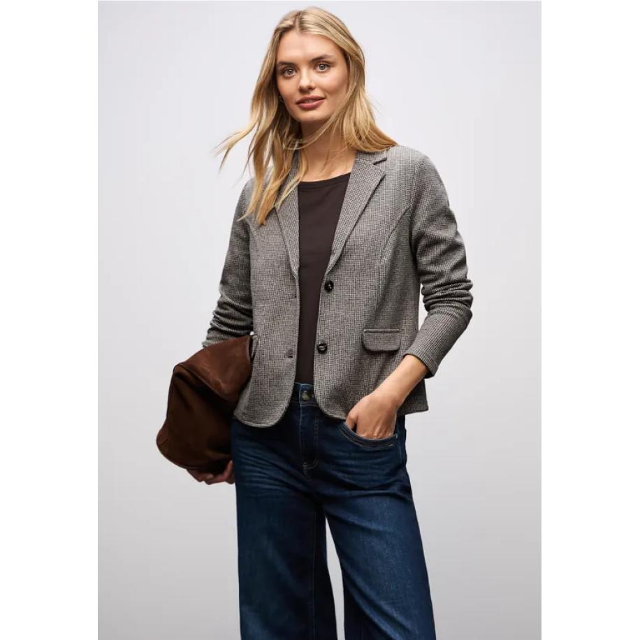 Street One Basis blazer - Bruin