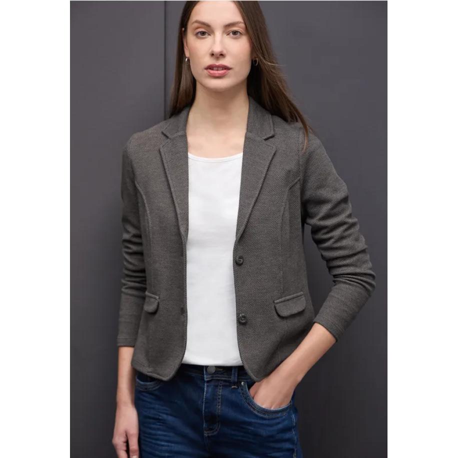 Street One Basis blazer - Bruin