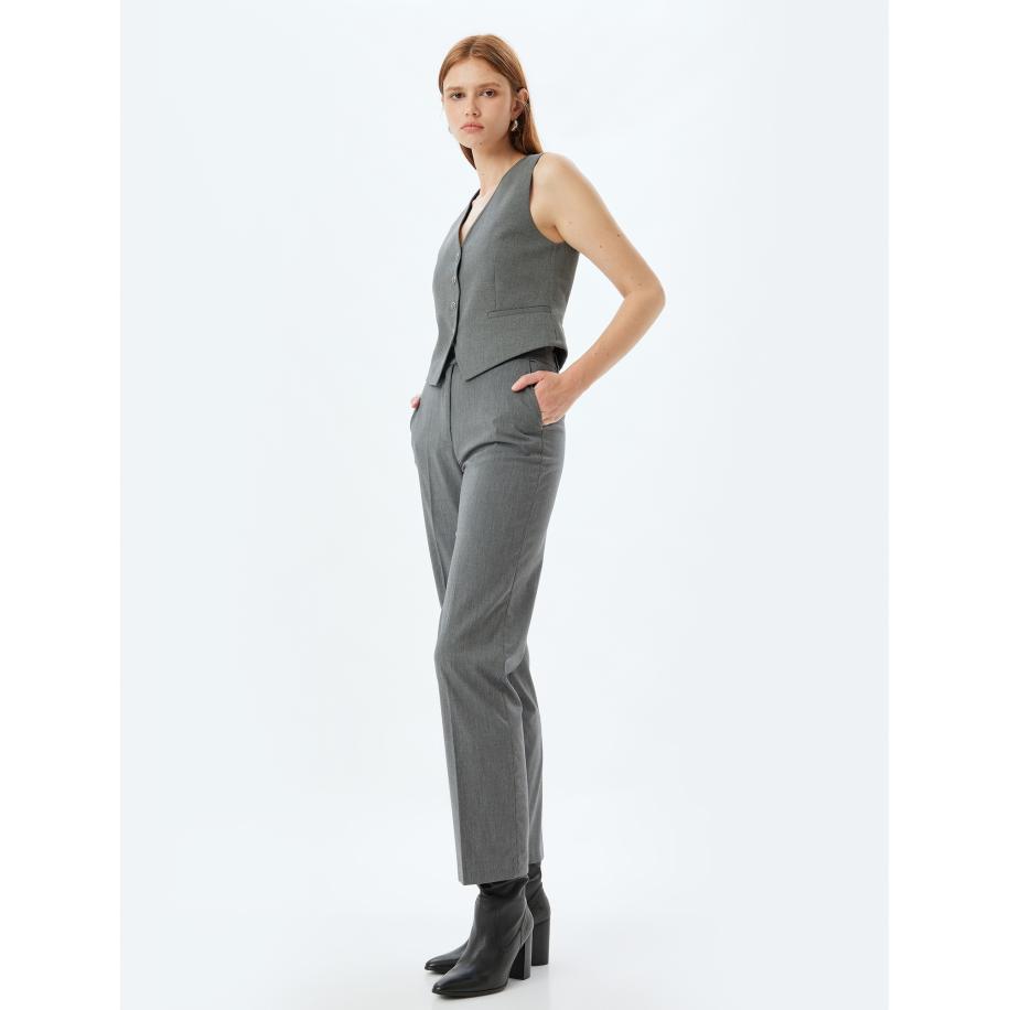 Koton Koton Gilet grijs gemêleerd -