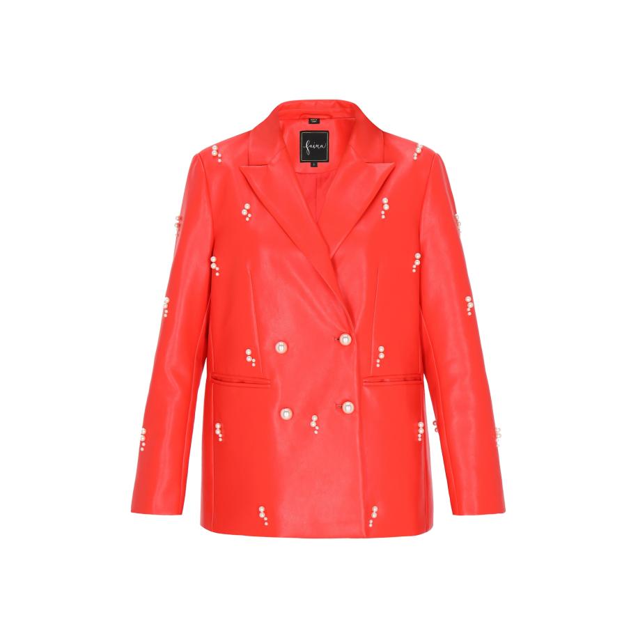 Faina faina Blazers knalrood / parelwit -