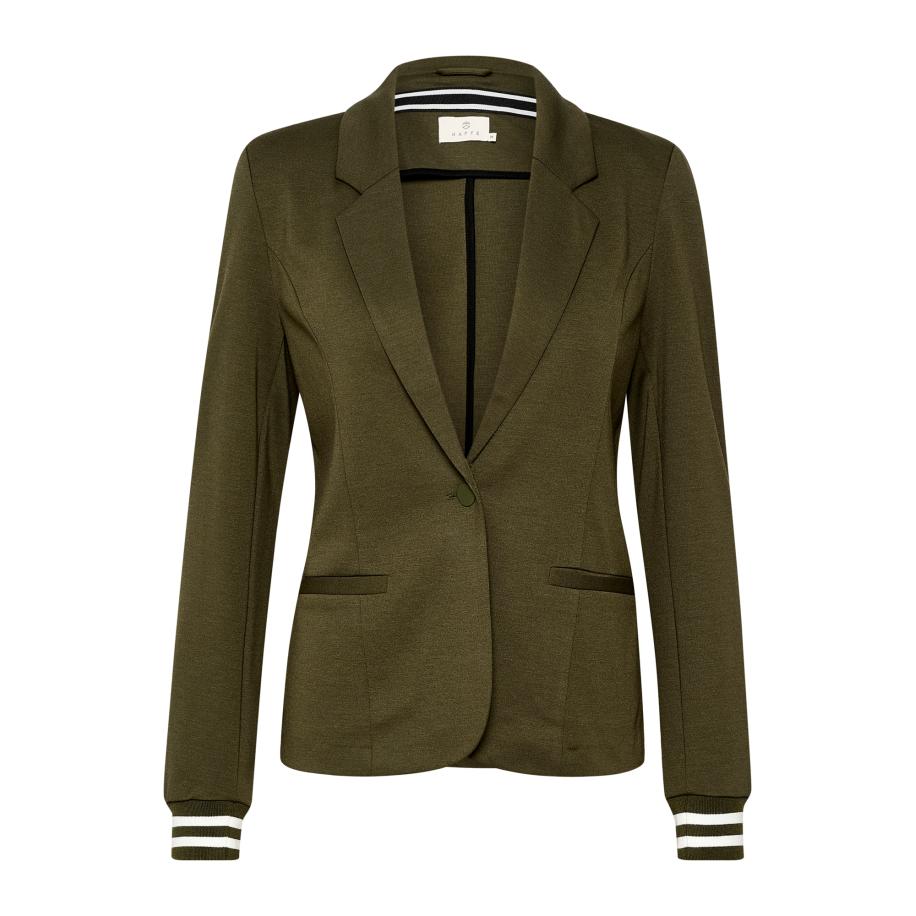 Kaffe Kaffe Blazers KA Kinnie olijfgroen / wit -