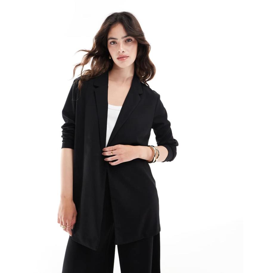 JDY Lichtgewicht blazer in zwart, deel van co-ord set Zwart