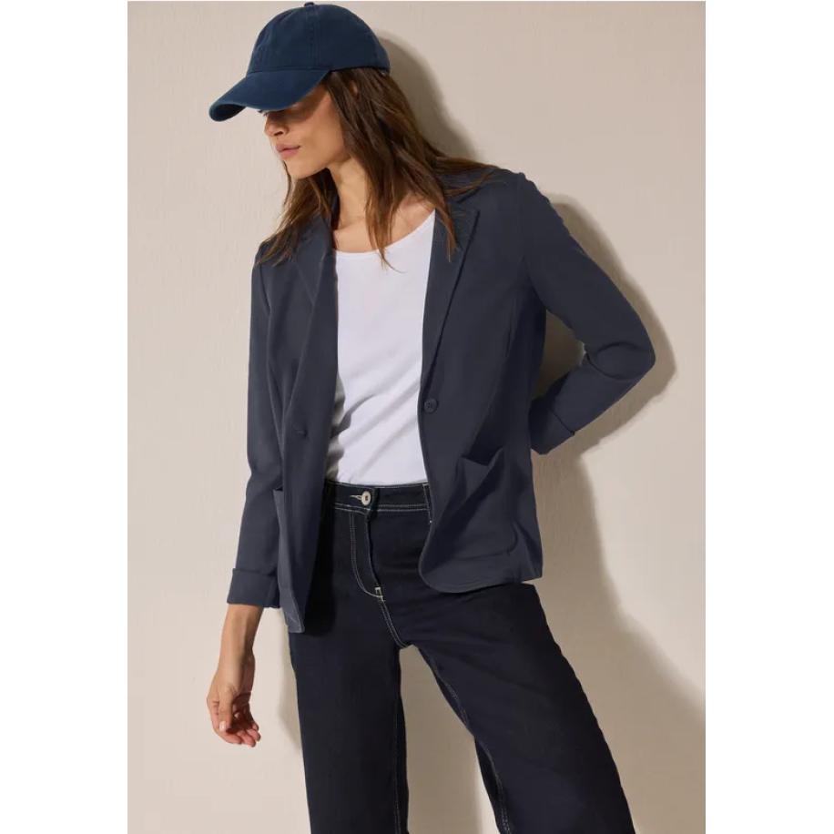 CECIL Basis gestructureerde blazer Blauw