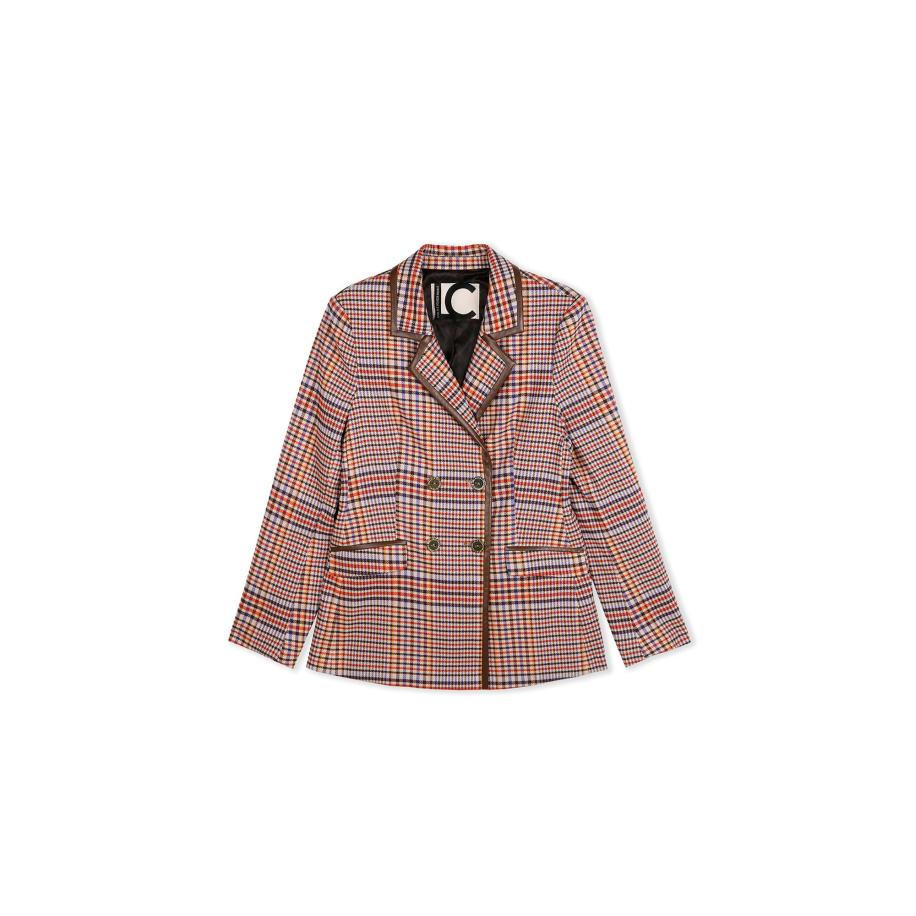 Lola Casademunt Lola Casademunt Blazers blauw / bruin / cappuccino / rood -