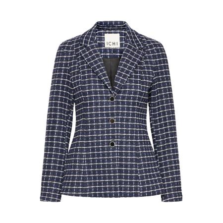 ICHI ICHI Blazers IHKATE donkerblauw / zwart / wit