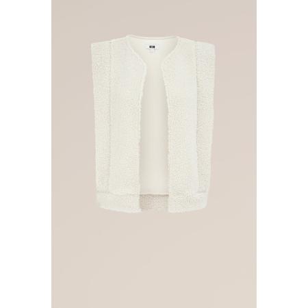 WE Fashion Dames Regular fit teddy gilet - Regular fit - Beige - Maat: M