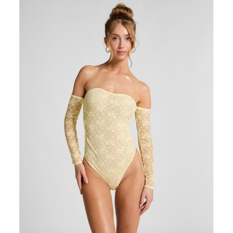 Hunkemöller Body Fiona Geel Geel