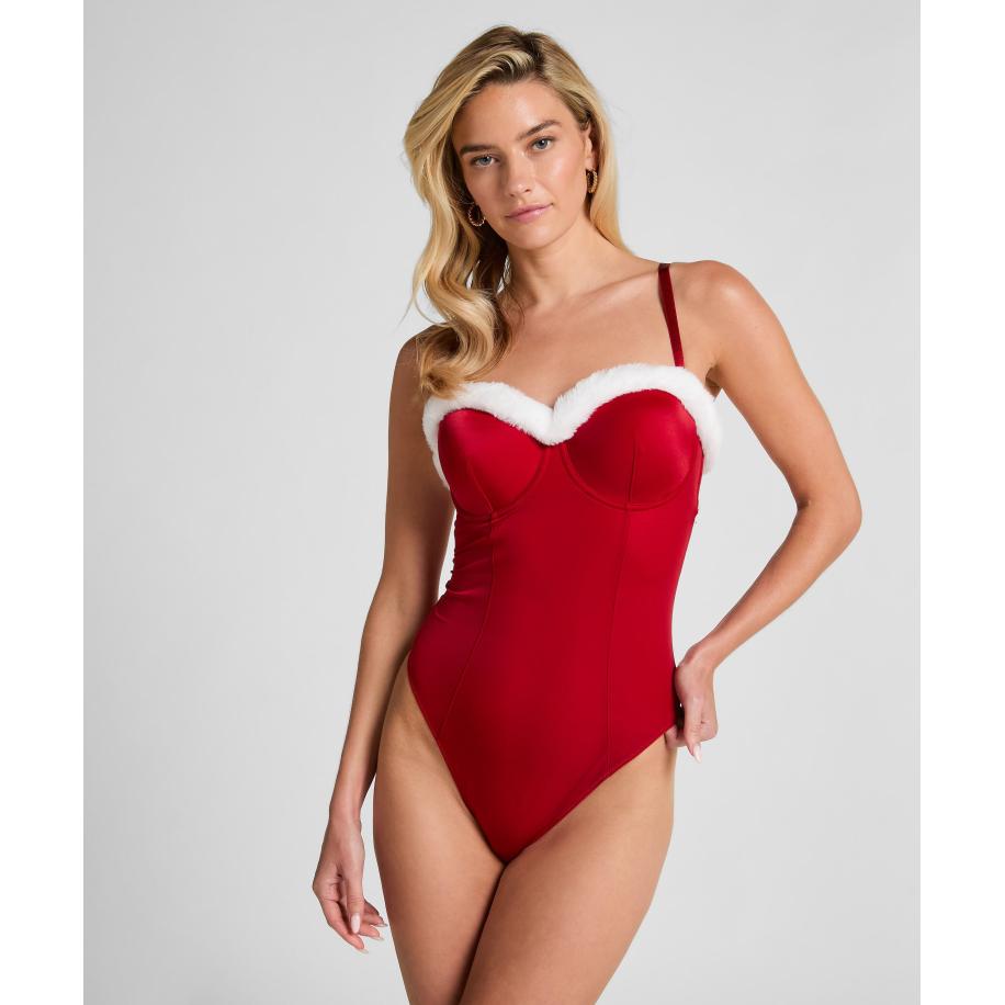 Hunkemöller Body Jovie Rood Rood