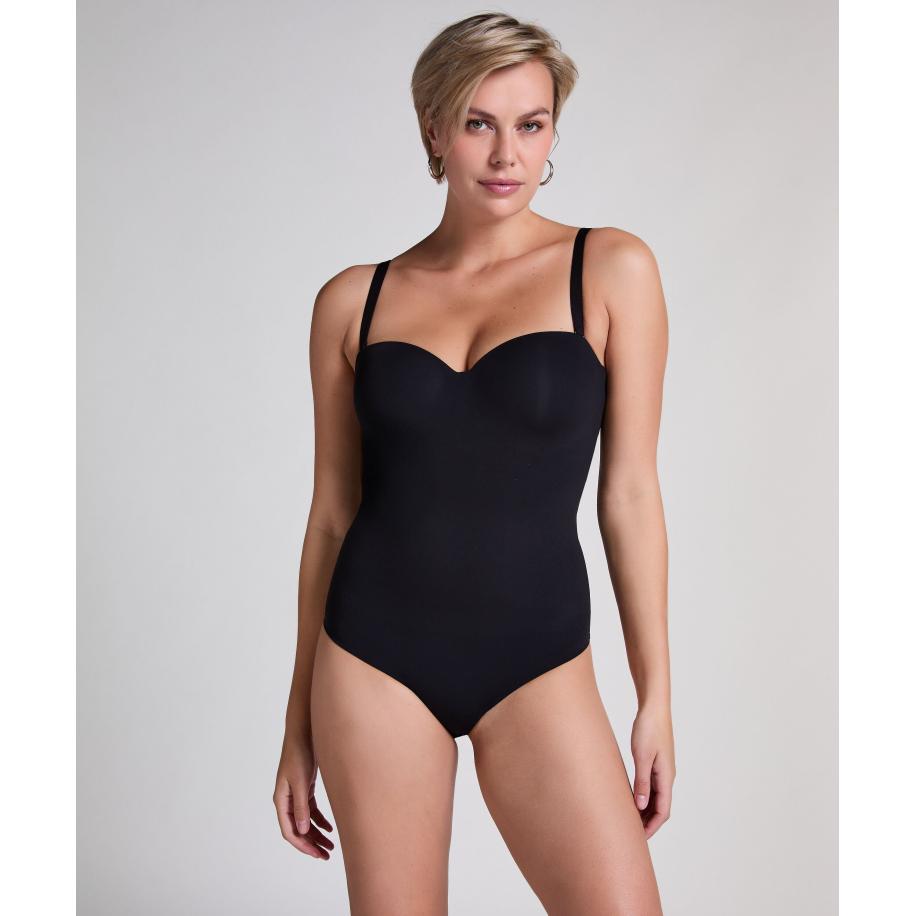 Hunkemöller Body Smooth Zwart Zwart