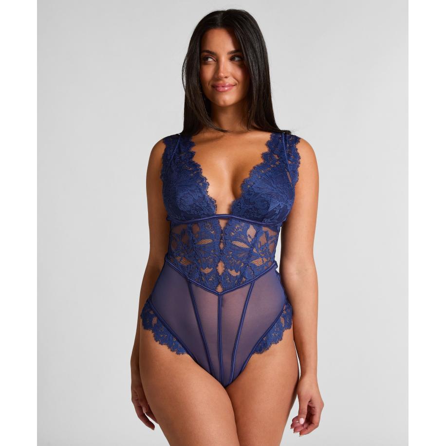 Hunkemöller Body Grace Blauw Blauw