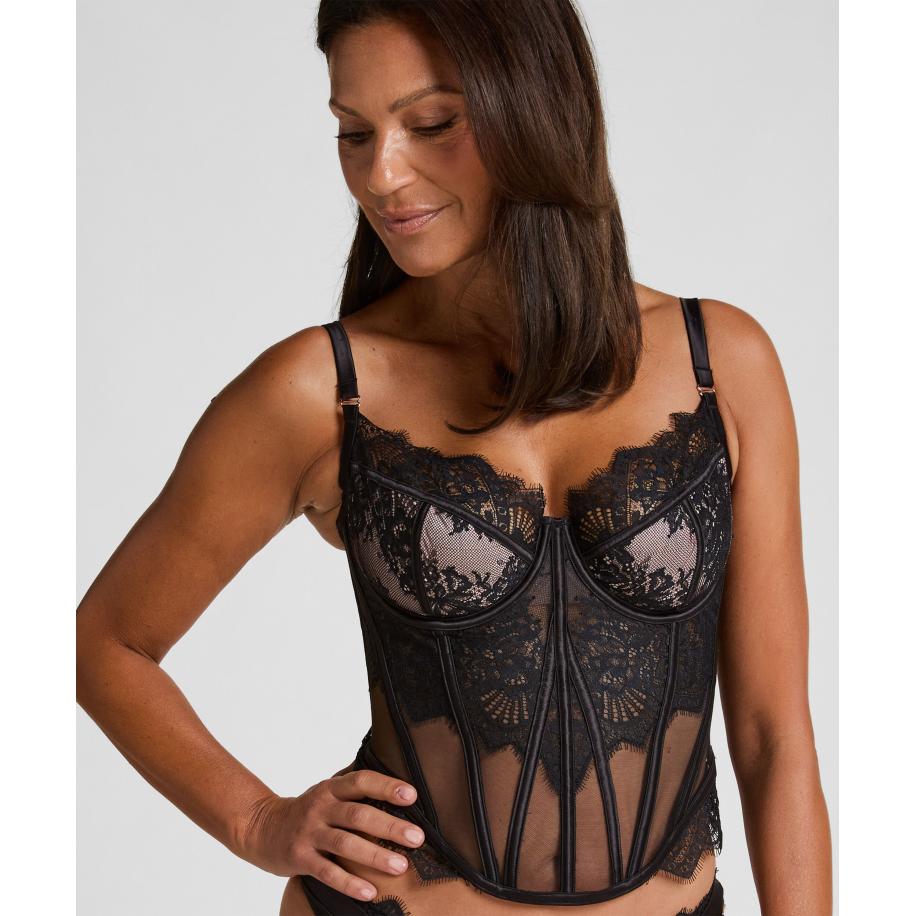 Hunkemöller Bustier Zoe Zwart Zwart