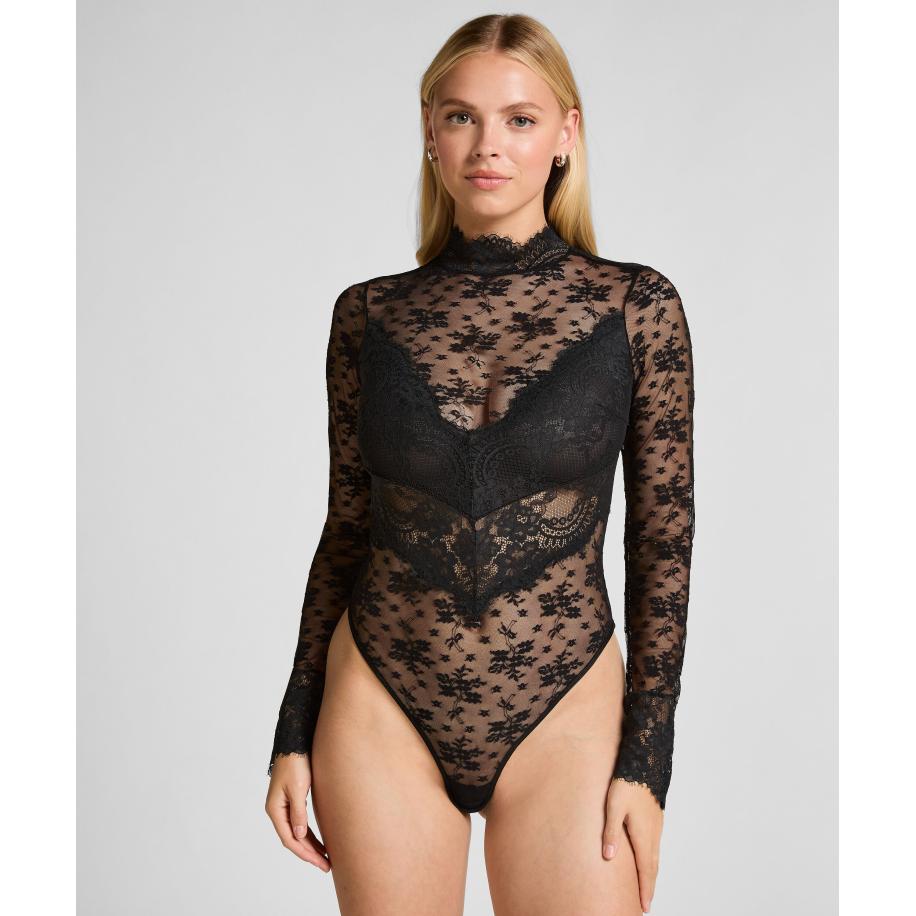 Hunkemöller Body Jude Zwart Zwart