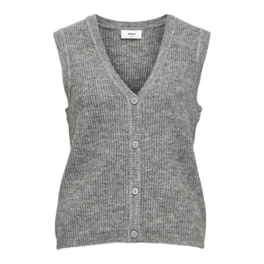 Object OBJECT Bodywarmer OBJDIANA grijs gemêleerd -
