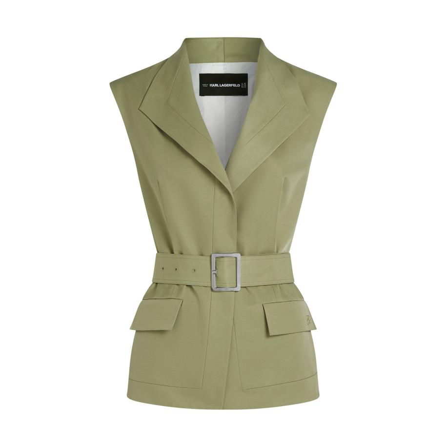 Karl Lagerfeld Karl Lagerfeld Bodywarmer groen -