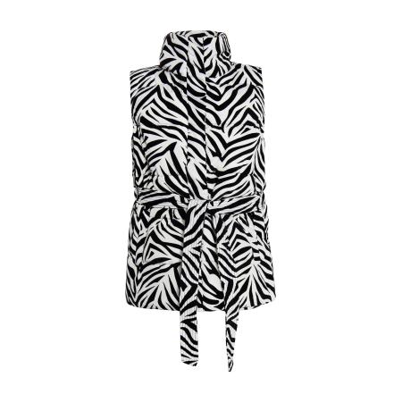 Faina faina Bodywarmer zwart / wit