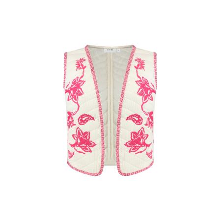 Shiwi Shiwi Bodywarmer GILET pink / wit