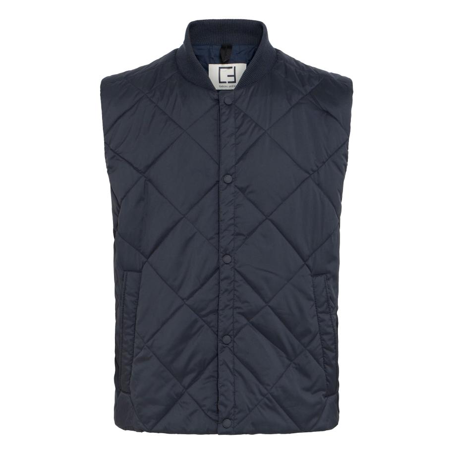 Casual Friday Casual Friday Bodywarmer CFARNELL donkerblauw -