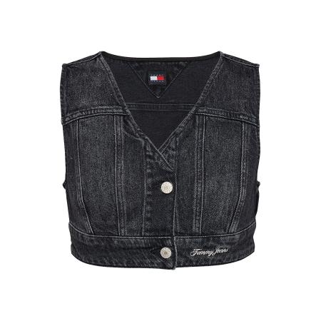 Tommy Jeans Tommy Jeans Bodywarmer black denim / wit