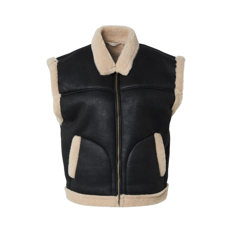 BILLABONG Sportbodywarmer NIGHT LIGHT crème / zwart Zwart