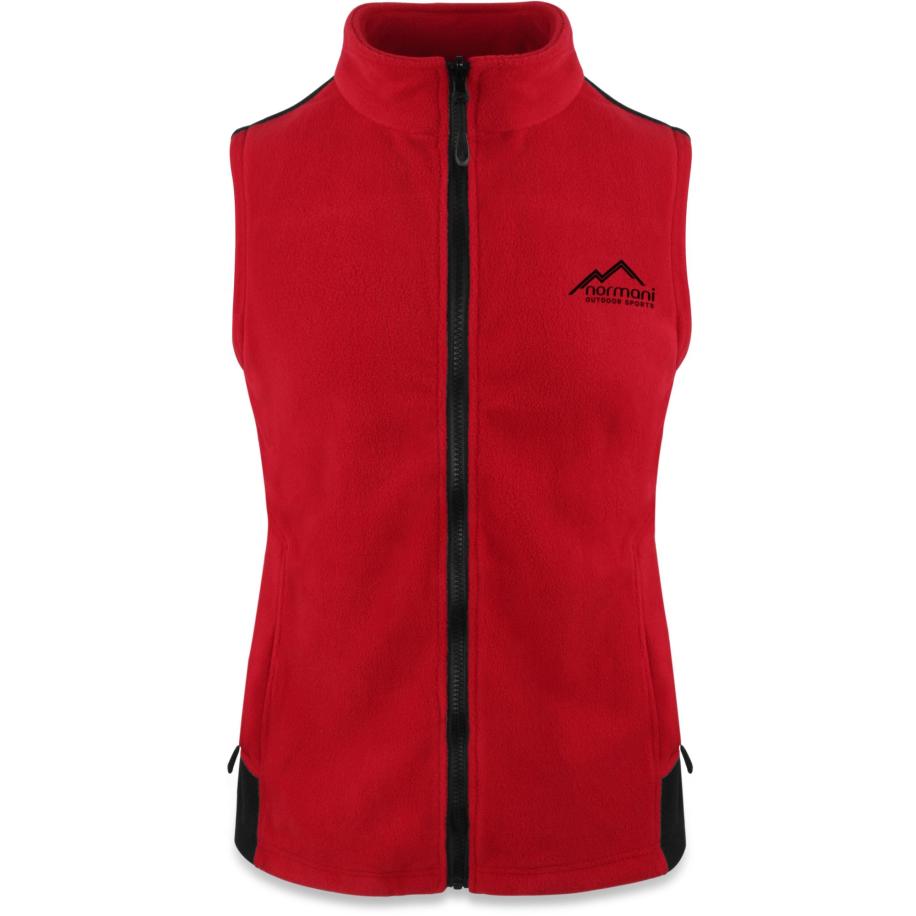normani Sportbodywarmer Barrie rood / zwart Rood